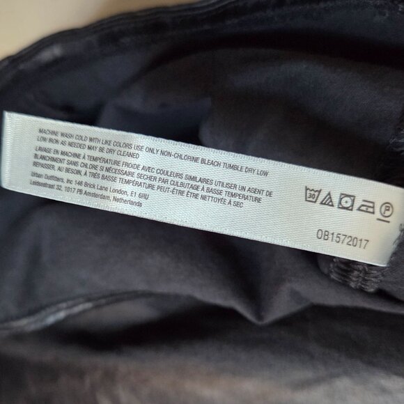 Intimately Free People Straight Up Long Sleeve Mock Neck Top Shiny Black Size XL - Picture 9 of 9